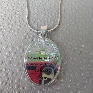 Women's Christian Catholic religious necklace.